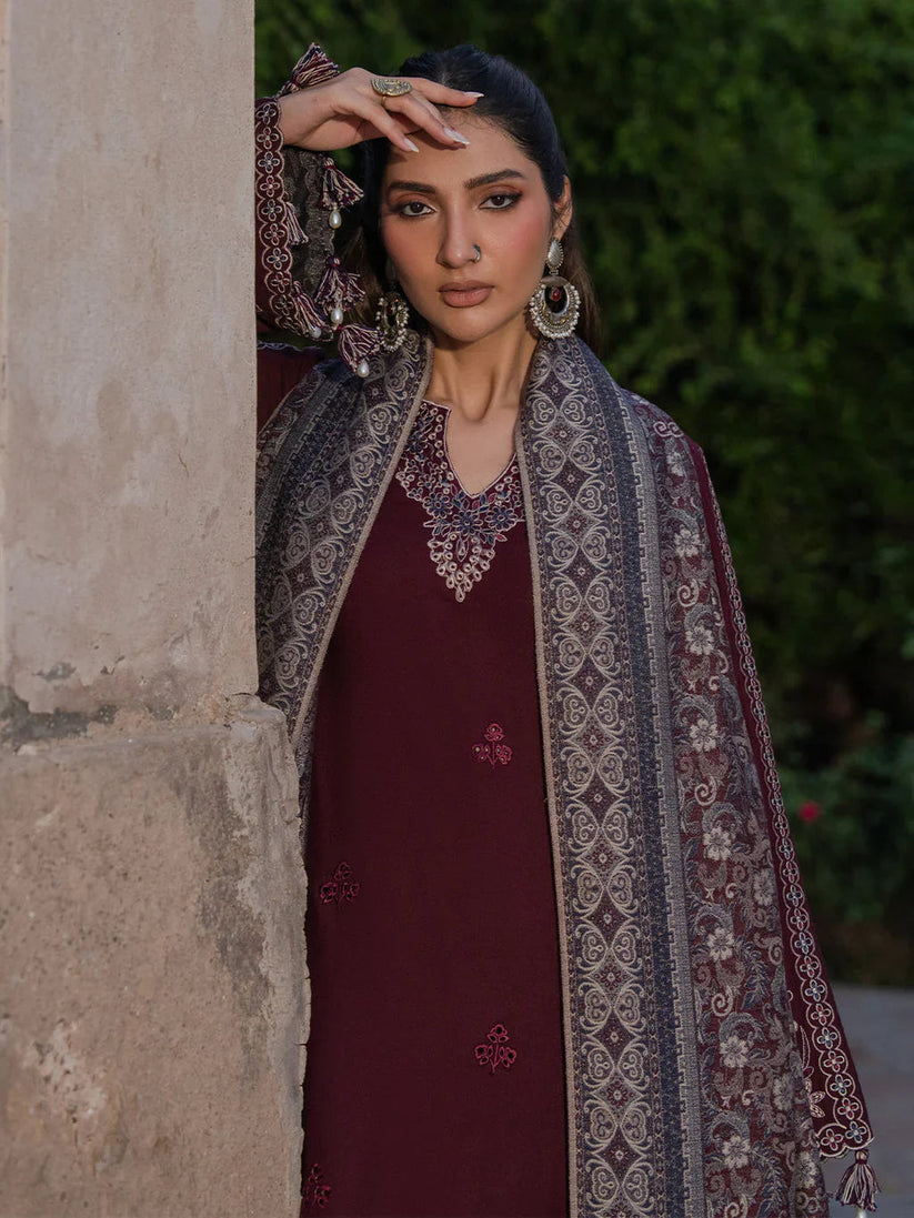 DHANAK EMB 3PC SUIT BH -001011