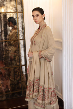 Embroidered 3PC Suit – Premium Festive Collection AJS-1105