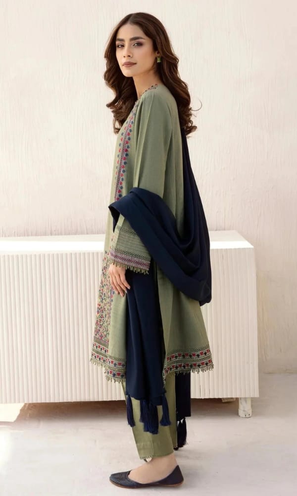 DHANAK EMB 3PC SUIT BH -0010035