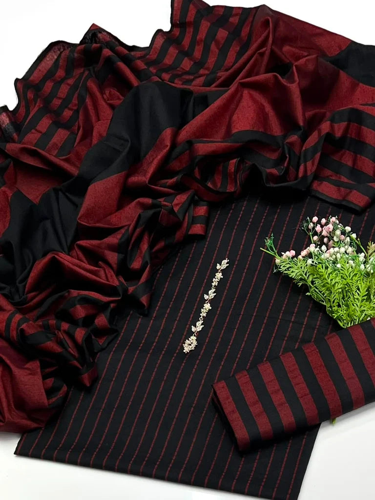 WINTER MARINA 3PC SUIT – Premium Striped Susi Winter Collection 7005