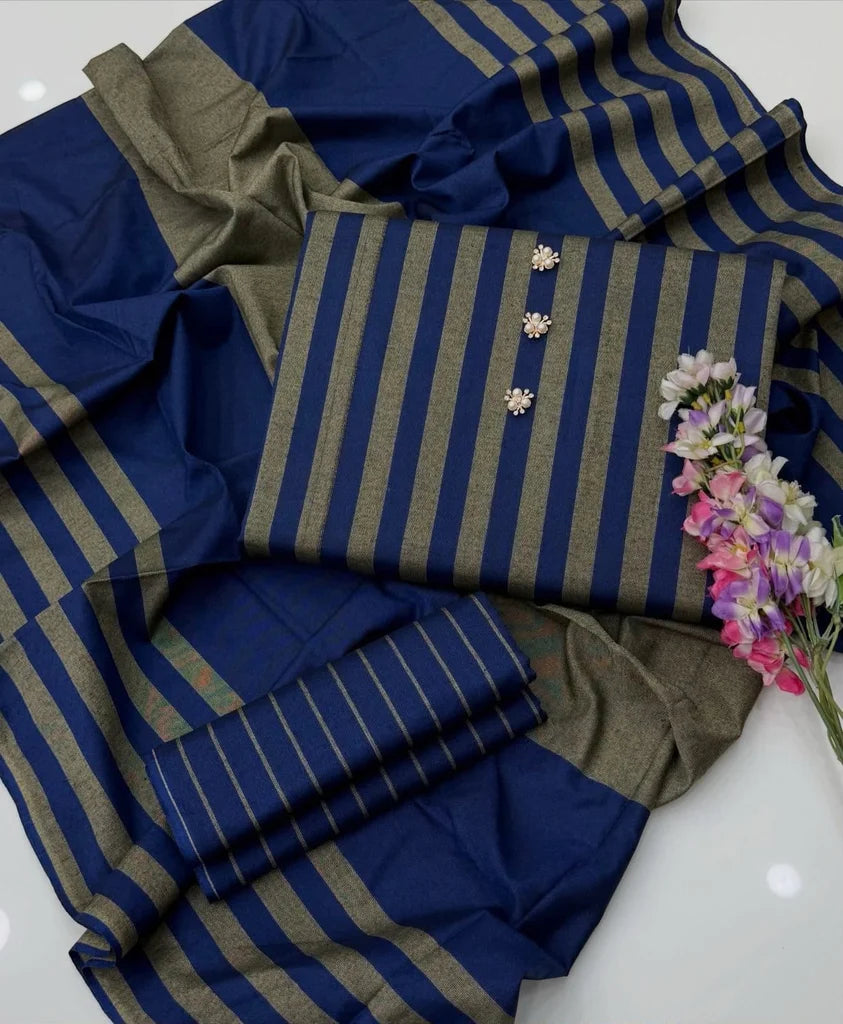 WINTER MARINA 3PC SUIT – Premium Striped Susi Winter Collection 7010