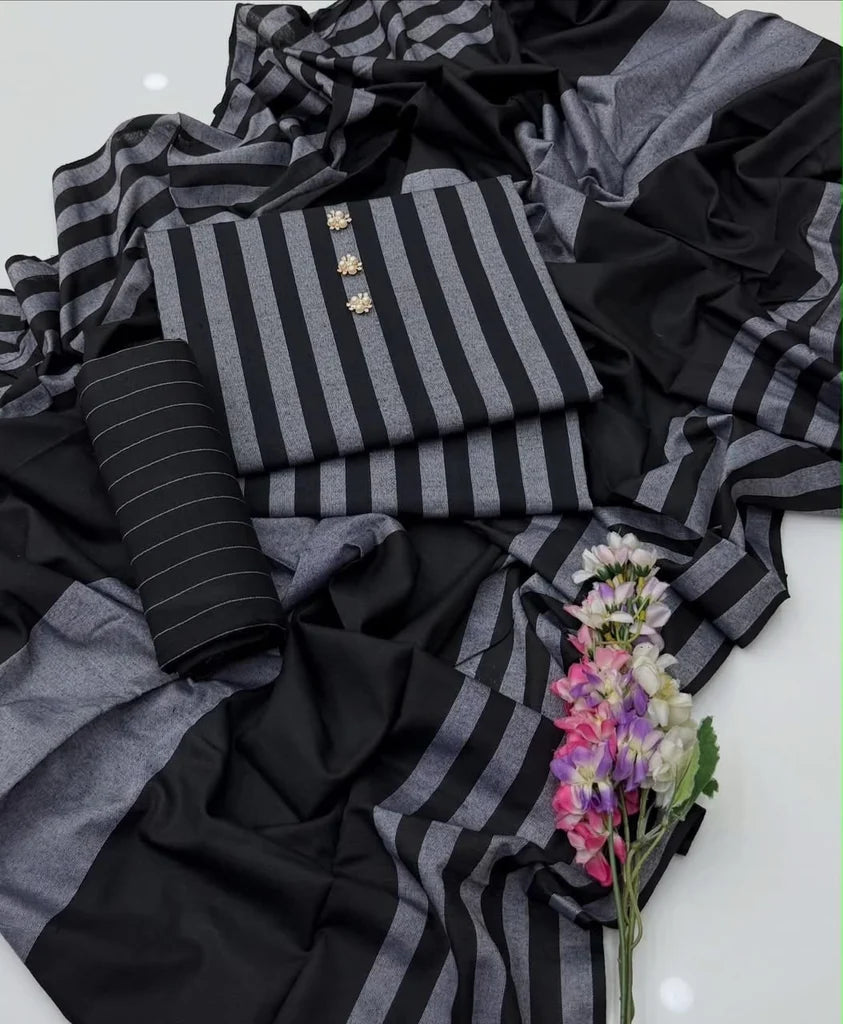 WINTER MARINA 3PC SUIT – Premium Striped Susi Winter Collection 7008