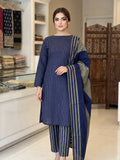 WINTER MARINA 3PC SUIT – Premium Striped Susi Winter Collection 7009