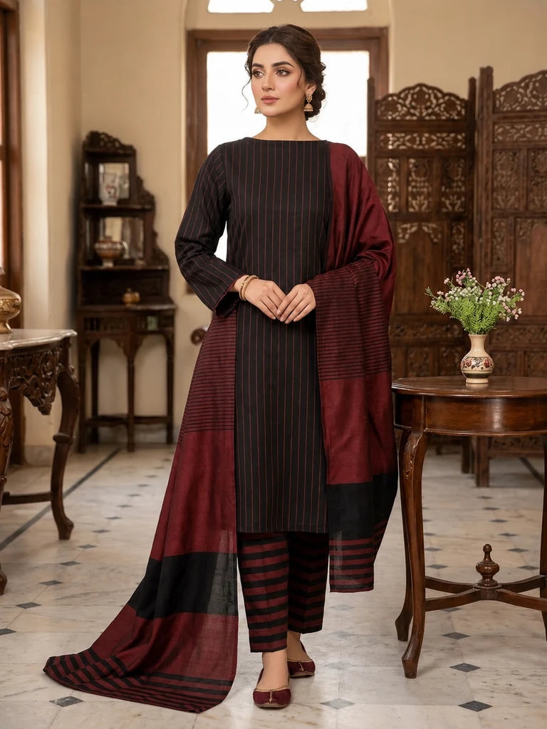 WINTER MARINA 3PC SUIT – Premium Striped Susi Winter Collection 7007