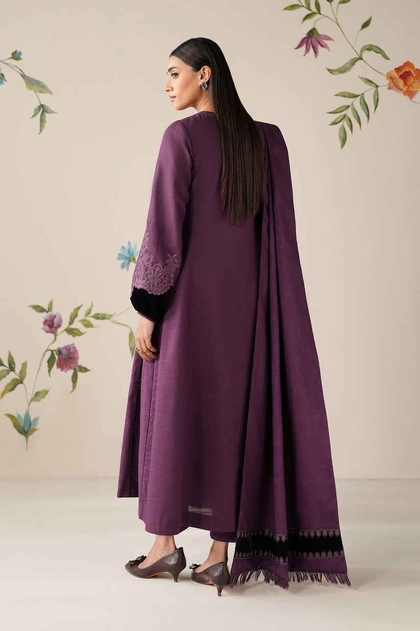 DHANAK EMB 3PC SUIT BH -001007