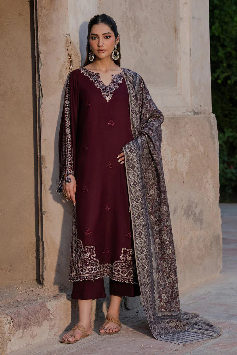 DHANAK EMB 3PC SUIT BH -001011