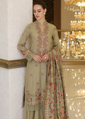 Embroidered 3PC Suit – Premium Festive Collection AJS-1104