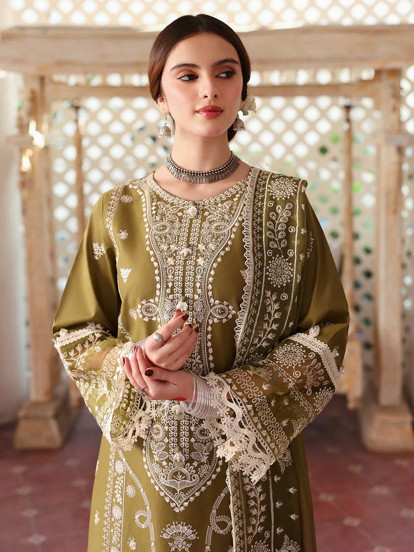DHANAK EMB 3PC SUIT BH -001050