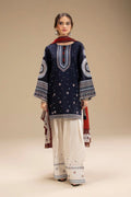 DHANAK EMB 3PC SUIT BH -001002