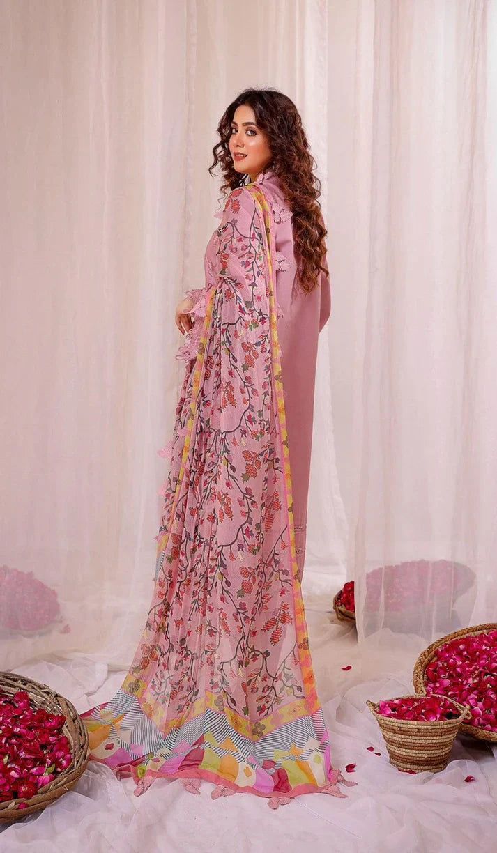 DHANAK EMB 3PC SUIT BH -001013