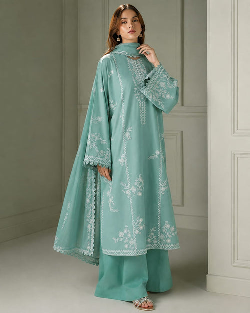 DHANAK EMB 3PC SUIT BH -0010015