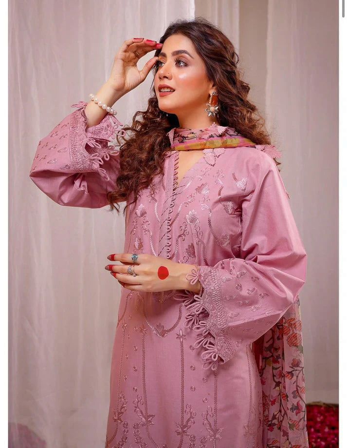 DHANAK EMB 3PC SUIT BH -001013