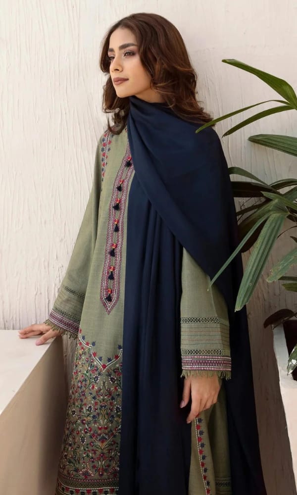DHANAK EMB 3PC SUIT BH -0010035