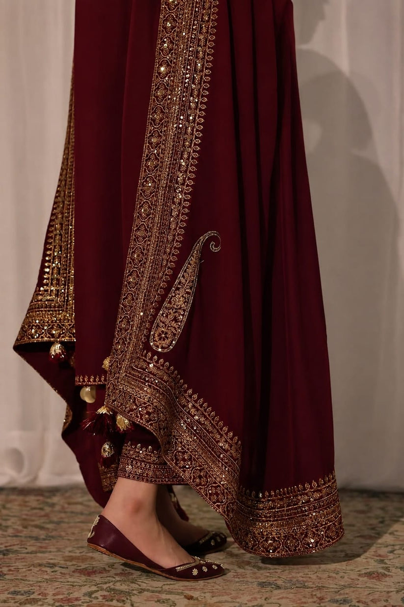 ROYAL CHARM EMB 3PC SUIT NLS-001002