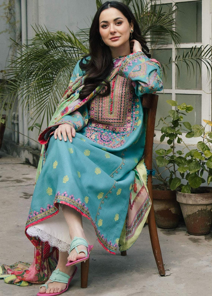 DHANAK EMB 3PC SUIT BH -001004
