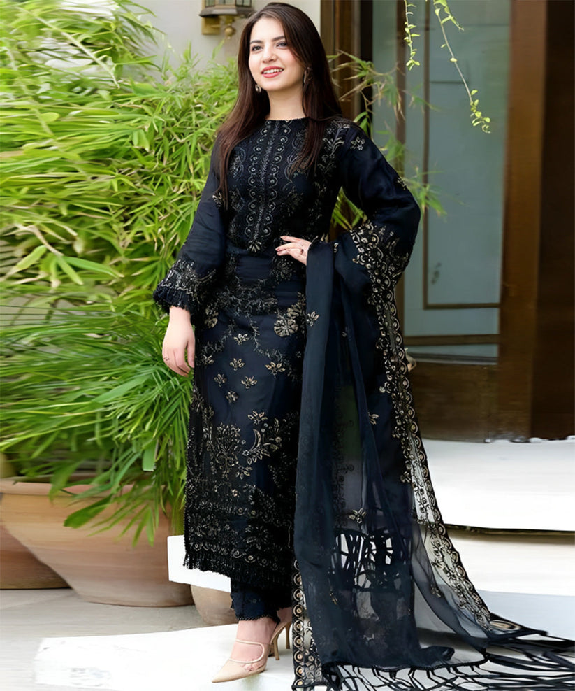 ROYAL CHARM EMB 3PC SUIT NLS-001008