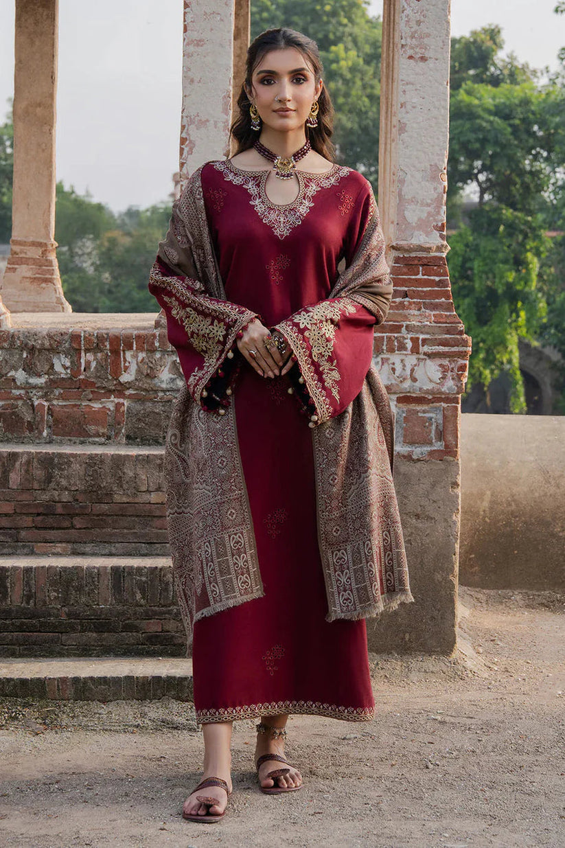 DHANAK EMB 3PC SUIT BH -001012