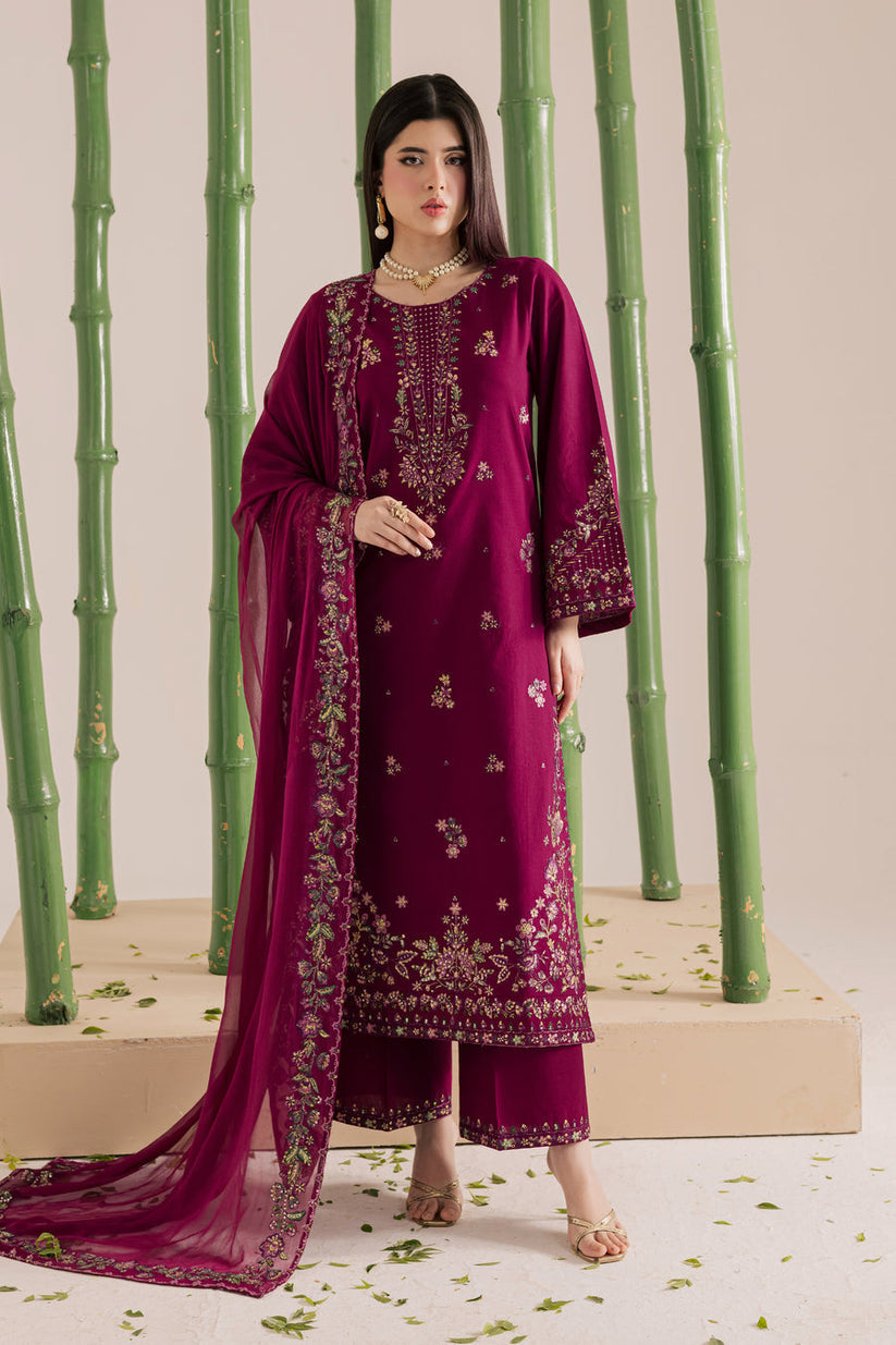 DHANAK EMB 3PC SUIT BH -0010033