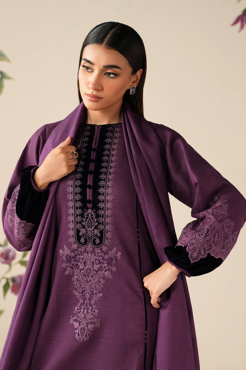 DHANAK EMB 3PC SUIT BH -001007