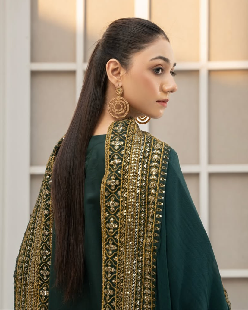 ROYAL CHARM EMB 3PC SUIT NLS-001004