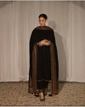 ROYAL CHARM EMB 3PC SUIT NLS-001001 BLACK