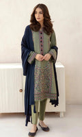 DHANAK EMB 3PC SUIT BH -0010035