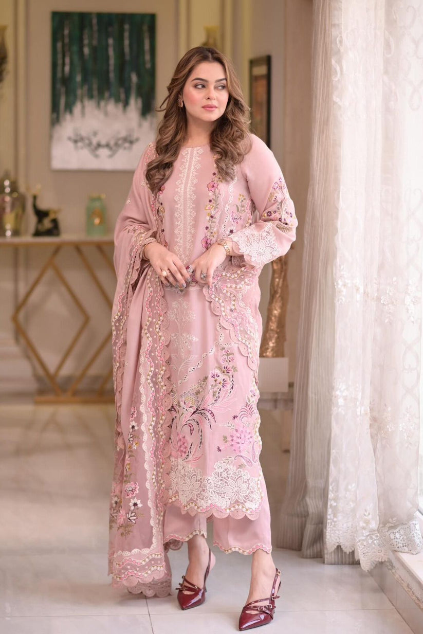 DHANAK EMB 3PC SUIT BH -0010031