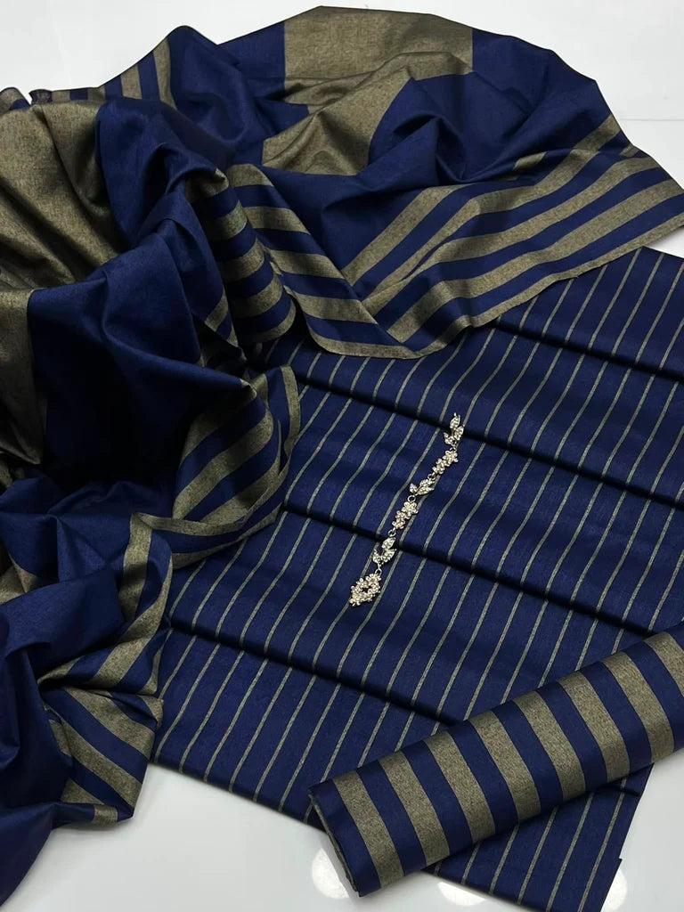 WINTER MARINA 3PC SUIT – Premium Striped Susi Winter Collection 7009