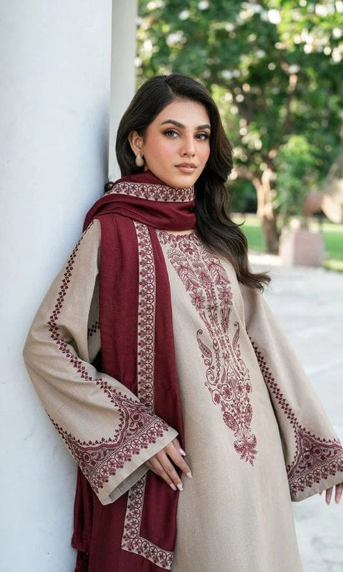 LAWN 3PC Embroidered Suit H-6139