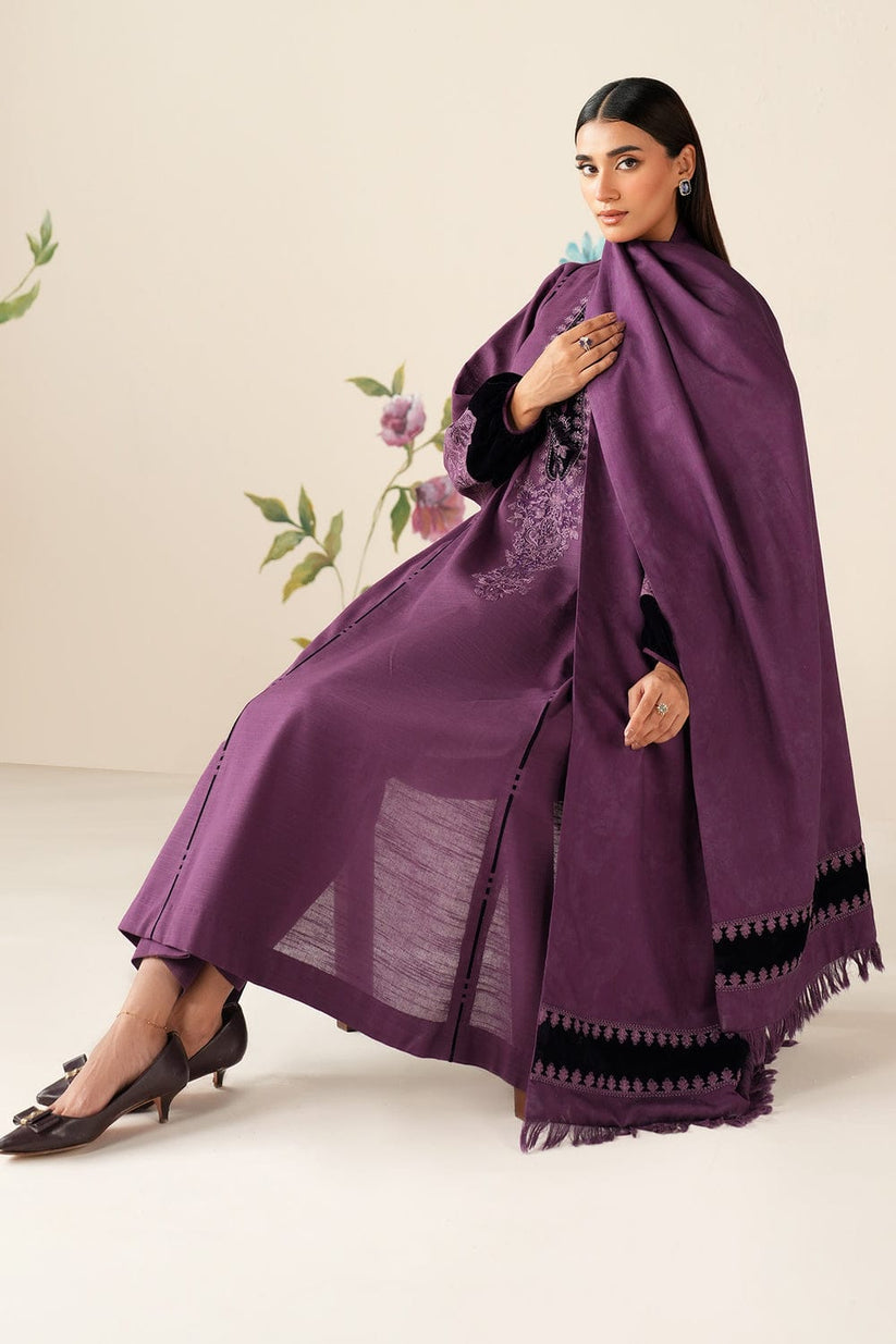 DHANAK EMB 3PC SUIT BH -001007