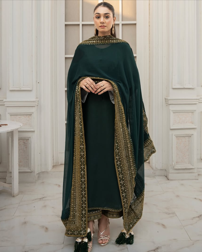 ROYAL CHARM EMB 3PC SUIT NLS-001004